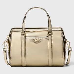 Michael Kors Gold Satchel Bag